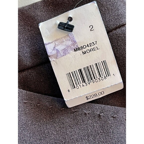 Tahari Women’s Brown Straight Leg Dress Pants Size 2 | Career Trousers Workwear - Picture 8 of 13